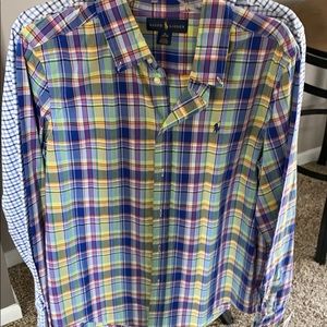 Young men’s polo button down